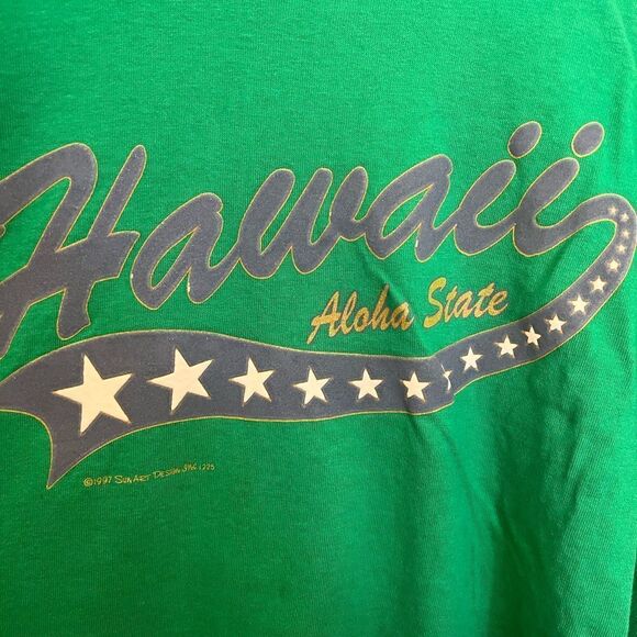 Vintage 1997 Men’s Hawaii single stitch size Large T-shirt. - Picture 2 of 10